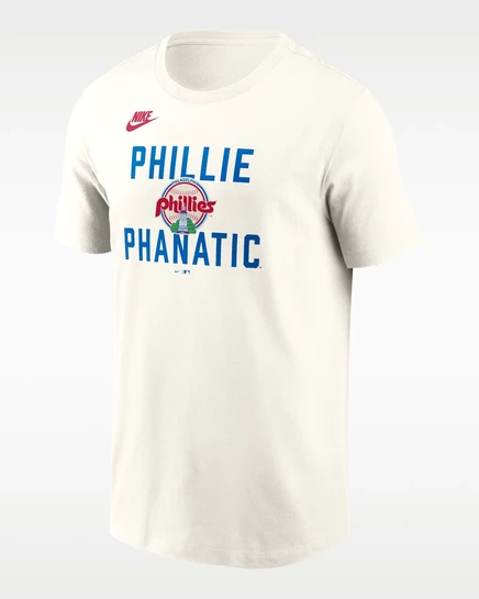 Мужская футболка Nike Philadelphia Phillies 70s, кремовая