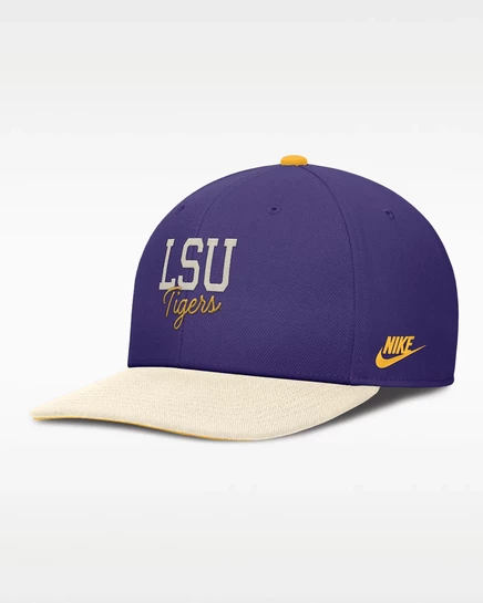 Мужская кепка Nike LSU Legacy Script Dri-FIT, золотая