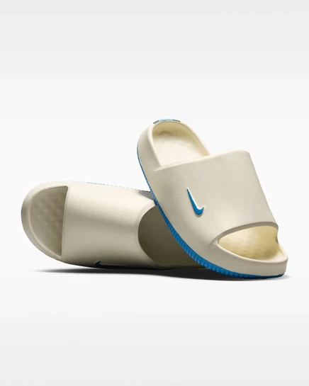 Мужские шлепанцы Nike Calm Titans, бежево-синие