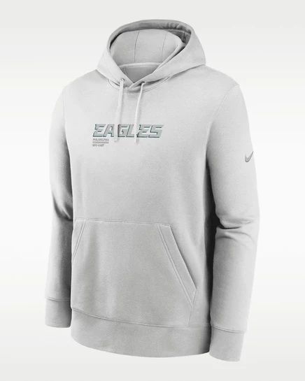 Мужская худи Nike Philadelphia Eagles Slot Receiver, серая