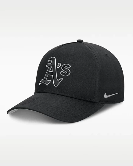 Мужская кепка тракер Nike Athletics Rise Dri-FIT, чёрная