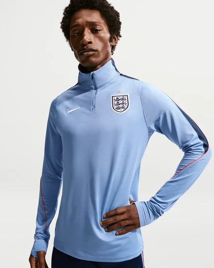 Мужская футболка Nike England Strike, сине-черно-белая