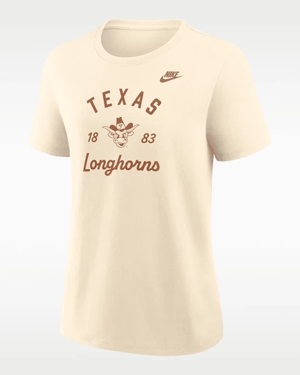 Женская футболка Nike Texas Legacy Team Name, натуральная
