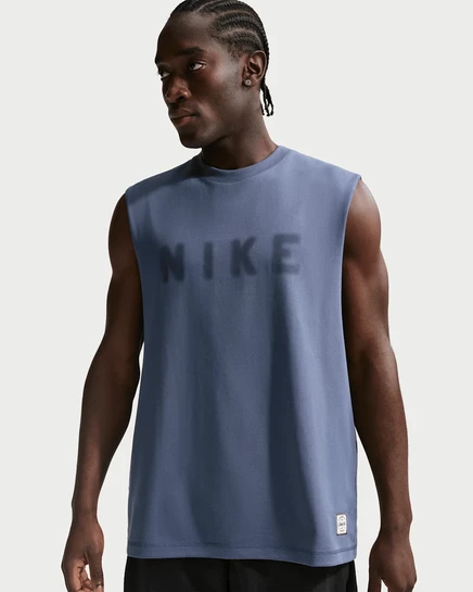 Мужская тренировочная майка Nike N.A.C. Dri-FIT, голубая