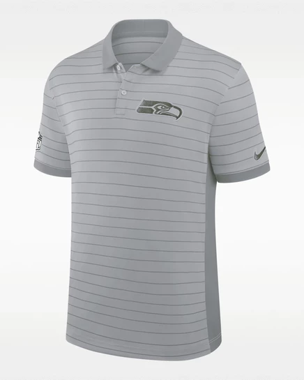 Мужское поло Nike Sideline Victory Dri-FIT, серое