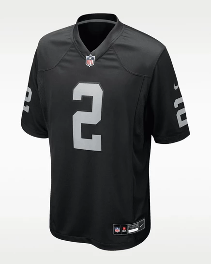 Детская игровая футболка Nike Raiders (Ashton Jeanty), черная