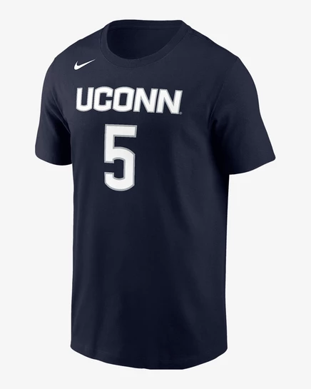 Мужская футболка Nike UConn Paige Bueckers, темно-синяя