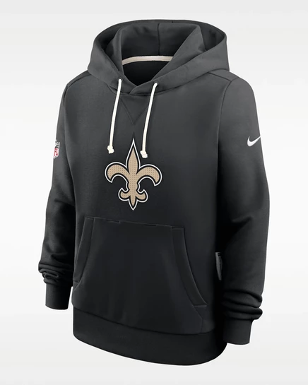 Женская худи Nike New Orleans Saints Dri-FIT, черная