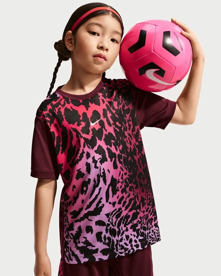 Детский футбольный топ Nike United Academy Dri-FIT, бордовый