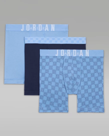 Мужские боксеры Jordan 23 Monogram, шамбре, 3 шт.
