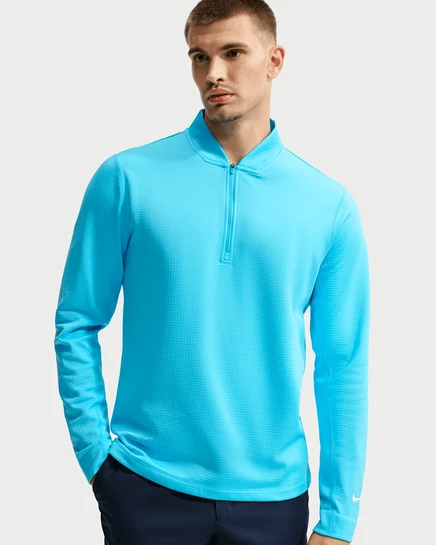Мужская гольф-кофта Nike Velocity, синяя/белая