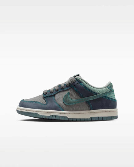 Детские кеды Nike Dunk Low LV8 1, серо-темно-синие
