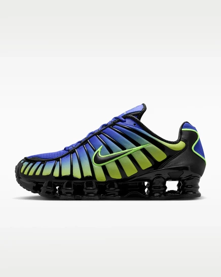 Мужские кроссовки Nike Shox TL SE, лазурный/лаймовый/черный