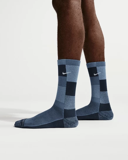 Унисекс-носки Nike Everyday Elevated, голубые и серые