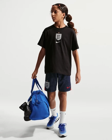 Детские футбольные шорты Nike England Dri-FIT, обсидиан