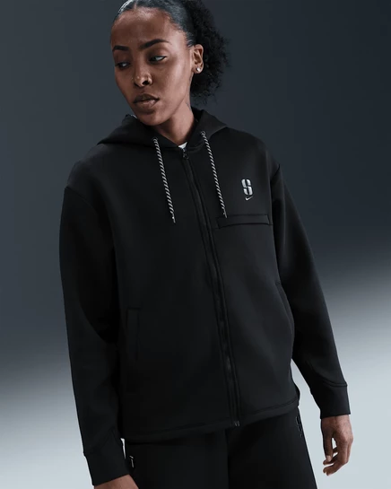 Унисекс худи Nike Sabrina Dri-FIT на молнии, черный