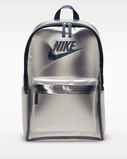 Рюкзак Nike Heritage Crystal 25 л, прозрачный/темно-синий