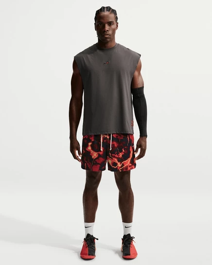 Мужские баскетбольные шорты Nike Dri-FIT, бордово-синие