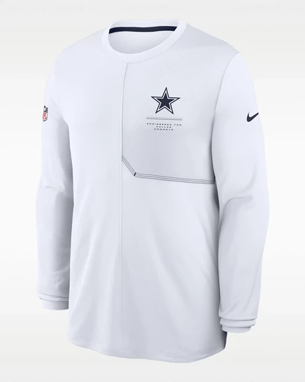 Мужской лонгслив Nike Sideline Coach Dri-FIT, белый