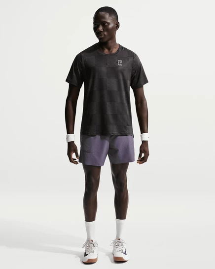Мужские шорты NikeCourt Advantage Dri-FIT 6″, бордовые/белые