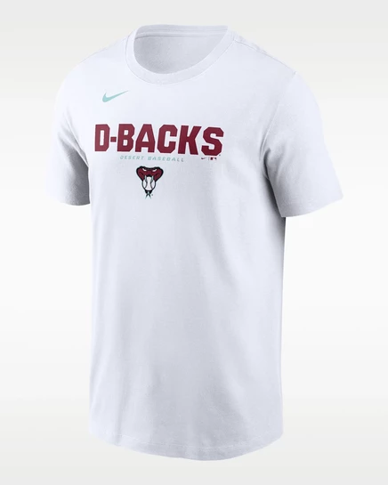 Мужская футболка Nike Arizona Diamondbacks, белая