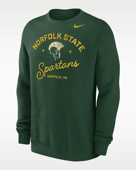 Мужской свитшот Nike College Club Fleece, темно-зеленый