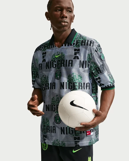 Мужская футбольная футболка Nike Nigeria Energy, белая