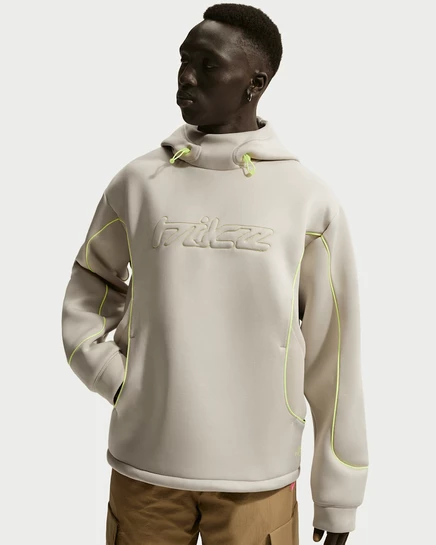 Мужское худи Nike Project F.R.O.G. Bubble Mesh, кремово-черное