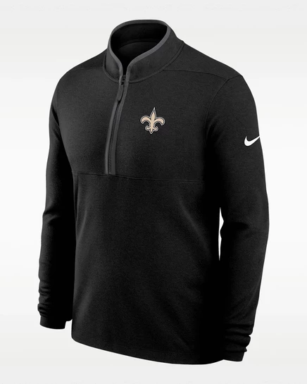 Мужской лонгслив Nike Dri-FIT Saints Victory 1/2-zip, черный