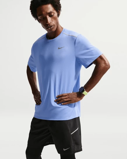 Мужская беговая футболка Nike Miler Dri‑FIT, royal pulse/sapphire