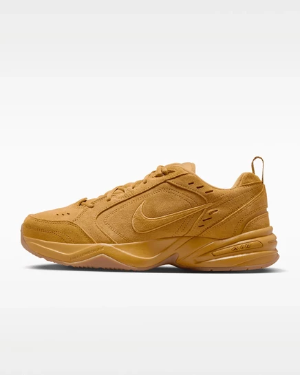Мужские тренировочные кроссовки Nike Air Monarch SE, пшенично-коричневые/черные