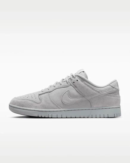 Мужские кеды Nike Dunk Low, серый/серый