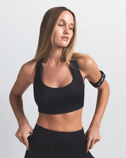 Женский бра NikeSKIMS Shine Racerback, обсидиан