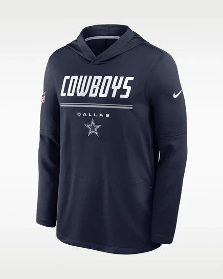 Мужской лонгслив Nike Dallas Cowboys, темно-синий