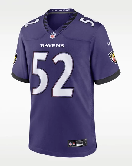 Мужская майка Nike Ray Lewis Ravens, фиолетовая