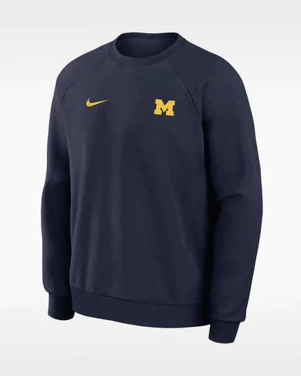 Мужской свитшот Nike Michigan Premium Performance, темно-синий