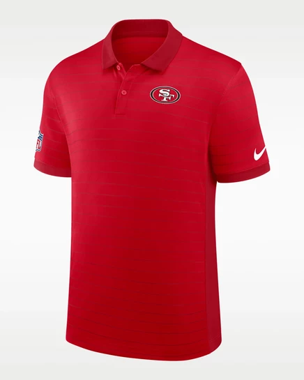 Мужское поло Nike San Francisco 49ers Sideline, красное