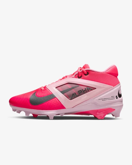 Мужские футбольные бутсы Nike Alpha Menace 4 Pro, розовые