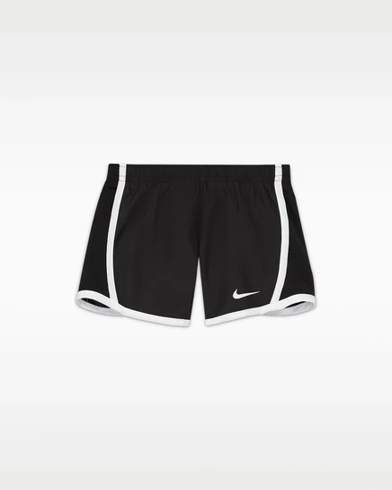 Шорты для девочек Nike Tempo, черные/белые