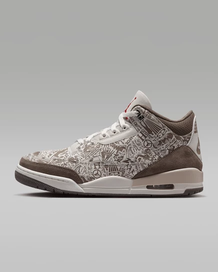Мужские кроссовки Jordan AJ3 Retro Laser, многоцветные