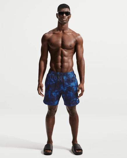 Мужские пляжные шорты Nike Swim Contend 7″, голубые