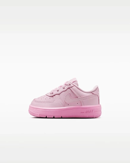 Унисекс кроссовки Nike Force 1 Low для малышей, розовые