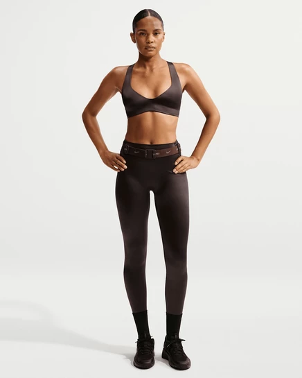 Женские легинсы NikeSKIMS Satin Shine, цвет феникса
