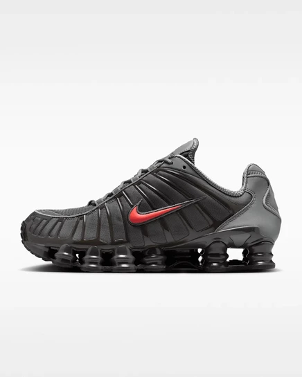Мужские кроссовки Nike Shox TL SE, серый/антрацит/алый