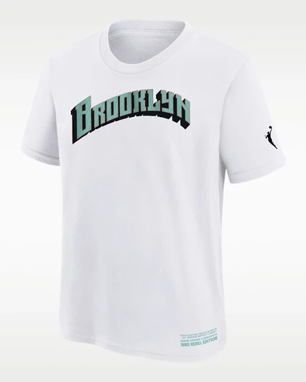 Детская футболка Nike New York Liberty Rebel Edition, белая