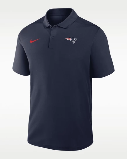Мужское поло Nike New England Patriots, темно-синее