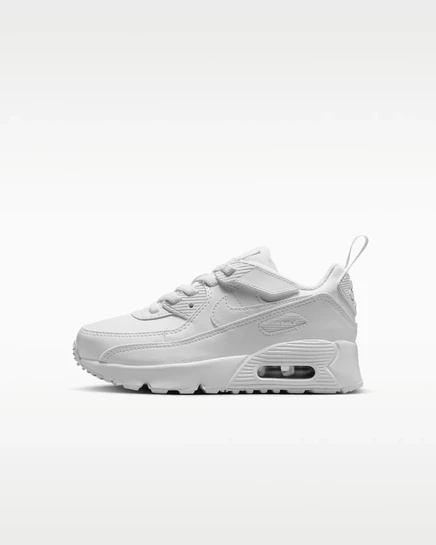 Детские кроссовки Nike Air Max 90 EasyOn, белые/серебристые