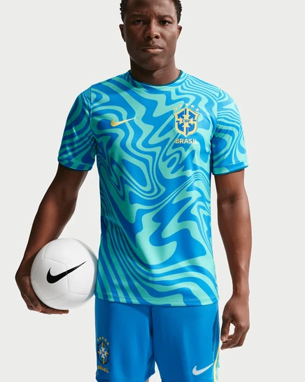Мужская футбольная футболка Nike Brazil Academy, мятная