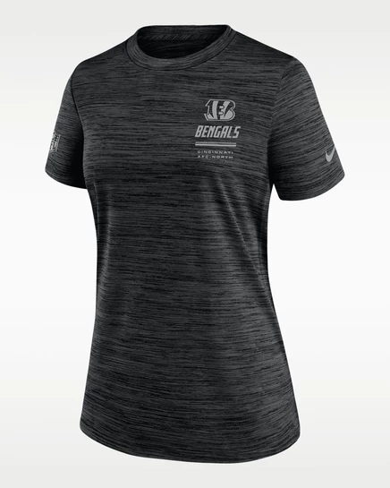 Женская футболка Nike Cincinnati Bengals Dri-FIT, черная