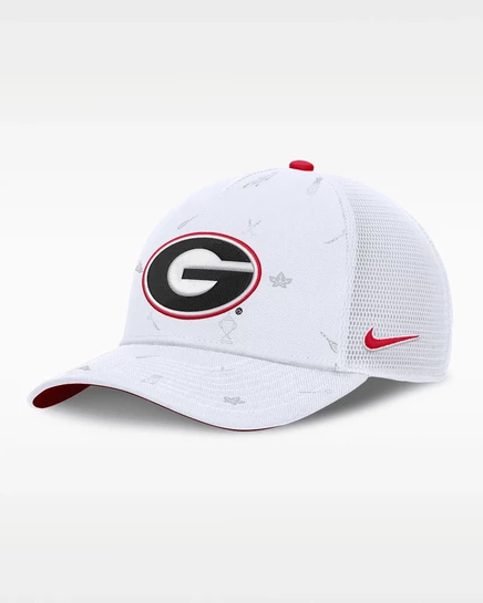 Унисекс кепка Nike Georgia Country Club Trucker, белая